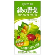 充実野菜緑の野菜ミックス 紙パック 1L×6本 [野菜飲料]