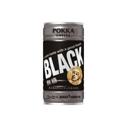 ポッカコーヒー ブラック 缶 185g×30 [コーヒー飲料]