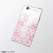 PD-SO02FPVG04 [Xperia Z1f SO-02F用 シェルカバー/for Girl/フラワー（ピンク）]