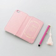 PS-A13PLFG01 [iPhone 5c用 ソフトレザーカバー for Girl ピンク×花柄]