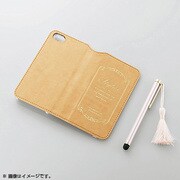 PS-A13PLFG03 [iPhone 5c用 ソフトレザーカバー for Girl ブラウン×ドット]
