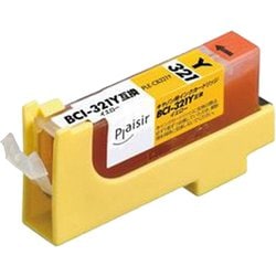 互換インクカートリッジ キヤノン BCI-321Y イエロー（染料） PLE-CB321Y