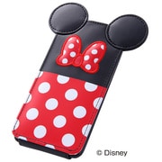 Disney Mobile F-03F用 ディズニー ダイカットレザー 合皮 ミニー RT-DF03FB/MN