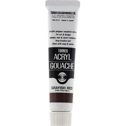 アクリルガッシュ（普通色） グレイッシュレッド 20ml 191-A