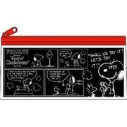 クリアペンケース SNOOPY モノクロ P-11652