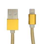 iPhone 5s/5c対応 カラフルライトニングケーブル ゴールド EN-CA-001GD