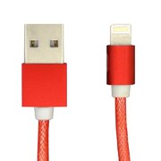 iPhone 5s/5c対応 カラフルライトニングケーブル レッド EN-CA-001RD