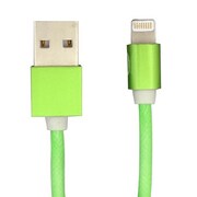 iPhone 5s/5c対応 カラフルライトニングケーブル グリーン EN-CA-001GR
