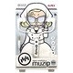 muzip ZIPPER CORD EARPHONES ホワイト AHP-118W