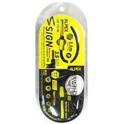 SIGN REFLECTOR CORD EARPHONES スポーツタイプ イエロー AHP-113YE