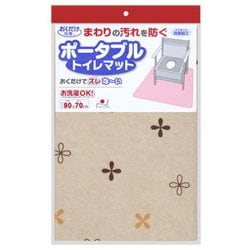 ポータブルトイレマット ベージュ KC-29