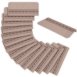 コーナー付階段マットスベリ止め付 ベージュ KA-42