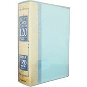 A6 はがきホルダー 60ポケット 120枚収納 ブルー SD-HCT2A6-120B