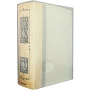 A6 はがきホルダー 90ポケット 180枚収納 クールグレー SD-HCT2A6-180C