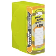 ポストカードボックス 180枚収納 イエロー SD-BOX-A6Y