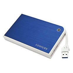 CMB25U3BL6G [MOBILE BOX USB3.0接続 SATA6G 2.5インチHDD/SSDケース ブルー＆ホワイト]