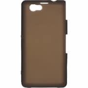 SW-SO02FSL/CBK [Xperia Z1f(SO-02F)専用サラサラシリコンケース ブラック]