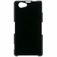 SW-SO02FPC/BK [Xperia Z1f(SO-02F)専用スタイリッシュハードケース ブラック]