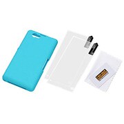 RT-SO02FC2/A [Xperia Z1 f SO-02F スリップガードシリコンジャケット アイスブルー]