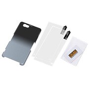 RT-SO02FC5/SB [Xperia Z1 f SO-02F グラデーション・シェル シルバーブラック]