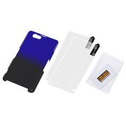 RT-SO02FC5/BV [Xperia Z1 f SO-02F グラデーション・シェル ブラックバイオレット]
