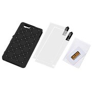 RT-SO02FC14/B [Xperia Z1 f SO-02Fフラワージュエリーシリコンジャケット ブラック]