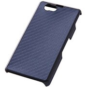 RT-SO02FLC10/CN [Xperia Z1 f SO-02F用オープンタイプレザー(合皮) カーボンネイビー]