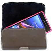 SH-FS16D [Smart Holder for Biz 汎用スマートフォンケース 横型 ブラウン]