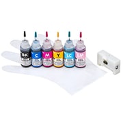 エプソン ICBK70・ICC70・ICM70・ICY70・ICLC70・ICLM70 (6色) 詰め替えインク 各30ml(約4回分) INK-E70S30S6U