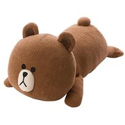 LINE FRIENDS リラックスクッション ブラウン