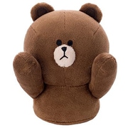 LINE FRIENDS メガネスタンド ブラウン
