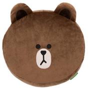 LINE FRIENDS お昼寝クッション ブラウン