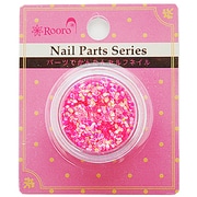 Nail Parts Series ホログラム 丸 オーロラピンク ROT-34-7