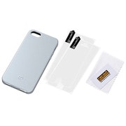 RT-P5SC12/SV [iiPhone SE/5s/5用 ラグジュアリー・ソフトジャケット マット シルバー]