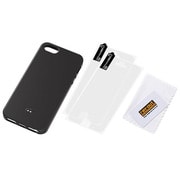 RT-P5SC12/B [iiPhone SE/5s/5用 ラグジュアリー・ソフトジャケット マット ブラック]