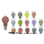 白熱電球 バルーンカラー球 E17口金 105V 57W 35mm径 グリーン KRPS35E17100110V57W G
