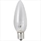白熱電球 シャンデリアランプ E12口金 110V 40W形 32mm径 クリア C32E12110V40WC