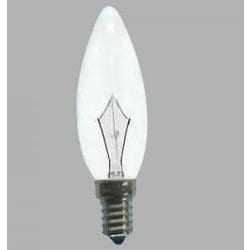 白熱電球 シャンデリアランプ E14D口金 110V 10W 32mm径 段付口金 クリヤー C32E14D110V10WC
