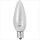白熱電球 シャンデリアランプ E17口金 110V 10W 32mm径 クリヤー C32E17110V10WC