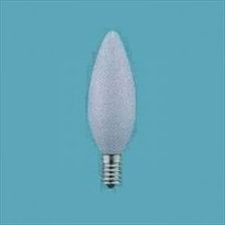 白熱電球 シャンデリアランプ E17口金 110V 40W 32mm径 ホワイト C32E17110V40WW