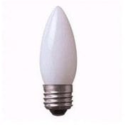 白熱電球 シャンデリアランプ E26口金 110V 10W 32mm径 ホワイト C32E26110V10WW