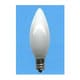 白熱電球 ローソク球 E12口金 110V 10W 30mm径 ホワイト C30E12110V10WW