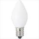 白熱電球 ローソク球 E12口金 110V 10W 26mm径 ホワイト C26E12110V10W