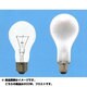 白熱電球 一般球 E26口金 110V 200W形 75mm径 フロスト PS75E26110V200WF