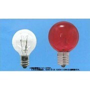 白熱電球 点滅球 E12口金 100V 10W形 30mm径 透明染グリーン G30E12100V10WCG 点滅
