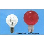 白熱電球 点滅球 E17口金 110V 10W形 40mm径 透明染グリーン G40E17110V10WG 点滅