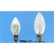 白熱電球 点滅球 E17口金 100V 10W形 30mm径 グリーン C9E17100V10WG 点滅