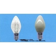 白熱電球 ローソク球 E12口金 110V 5W形 25mm径 クリア C7E12110V5WC