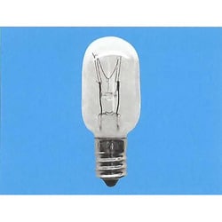 白熱電球 パイロットランプ E12口金 220V 5W形 20mm径 ナツメタイプ クリア T20E12220V5WC