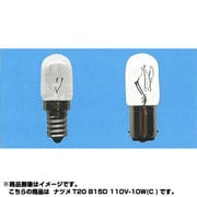 白熱電球 ナツメ球 B15D口金 110V 10W形 20mm径 海外ベース クリア T20B15D110V10WC